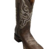 A MEN’S RODEO COWBOY BOOT GENUINE LEATHER WESTERN SQUARE TOE BOTAS-CARR 380 with a white design.