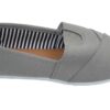 A grey slip on shoe with Women's canvas lace flat pretty free and comfortable fit great price striped stripe.
