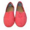 A pair of women's Womens canvas lace flat pretty free and comfortable fit great price slip on shoes.