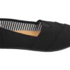 A black womens canvas lace flat pretty free and comfortable fit great price with a striped stripe.