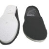 A pair of Womens canvas lace flat pretty free and comfortable fit great price on a white background.
