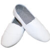 A pair of Women Canvas Slip-on Flats Nice and Comfortable Fit GREAT PRICE on a white background.