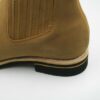 A pair of MEN'S RODEO COWBOY BOOTS GENUINE LEATHER WESTERN SQUARE TOE BOTA on a white background.