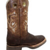A Men's Cowboy Genuine Rodeo Leather Boot Style DB-250 with a white design.