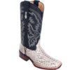 Los Altos Natural Python Snake Cowboy Boot Square Boot