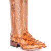 A pair of Men's Los Altos Genuine Pirarucu Fish Boots Handcrafted Style 8221003.