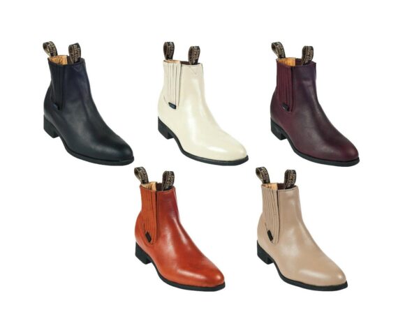 Men’s Wild West Botin Charro Short Ankle Boots Handcrafted in a variety of colors.