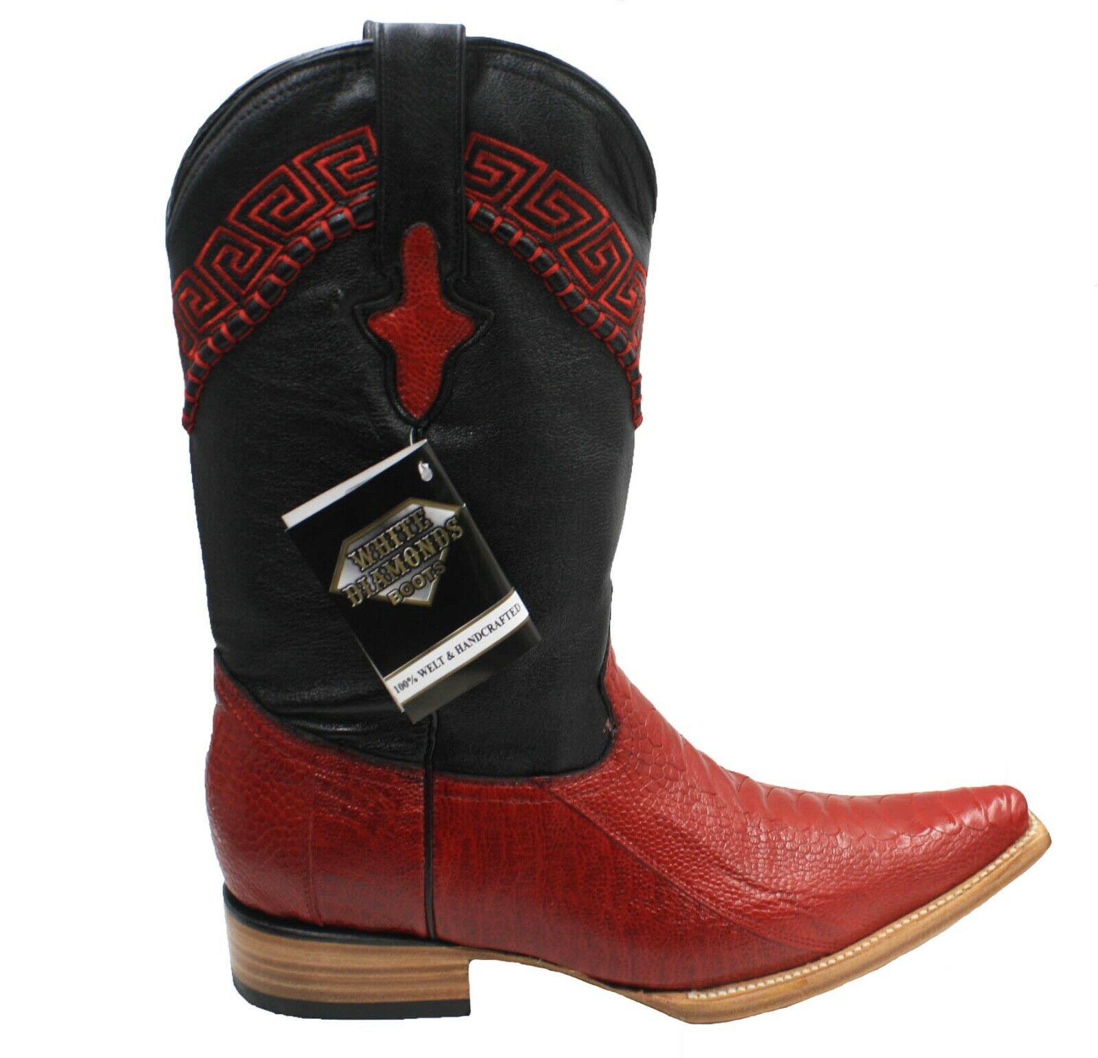 WHITE DIAMOND Men's Brown Laser Cut Western Belt – Rodeo Boots