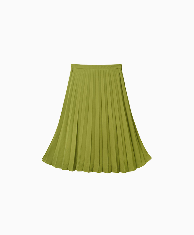 Pleated Skirt - Dona Michi Leather
