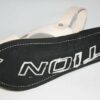 A pair of MEXICAN Men's Genuine Cowhide Natural Leather Quality Handmade Sandals with the word nolo on them.