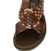 A women's Women's Genuine Soft Leather Ladies Mexican Sandals Style 35143 with braided straps.