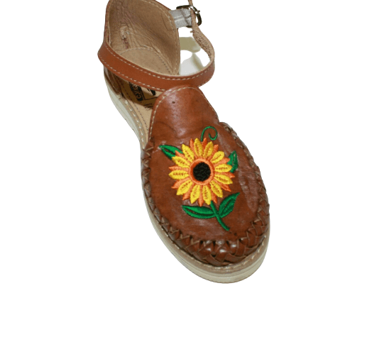 Ladies Flower Embroidery Sandals