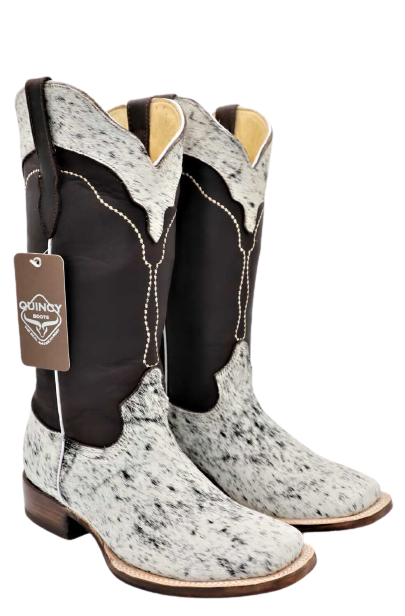 AN Womens Bandage Platform Heighten Inside Cow Leather Boots DKU02727