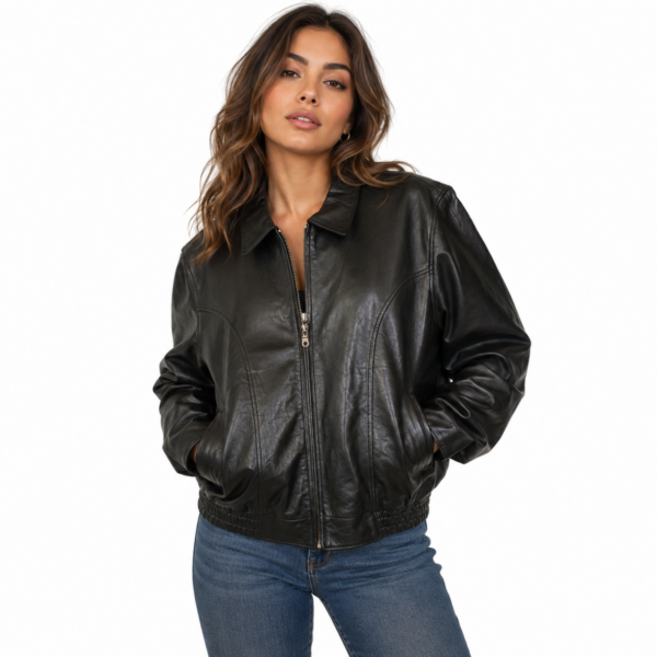Women's genuine Leather jacket