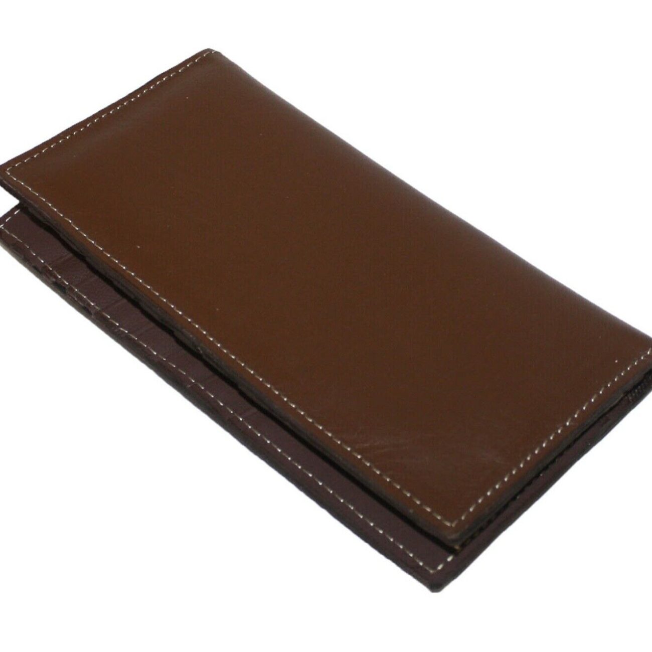 Men's Western Wallet, Genuine Leather Tall Bi Fold Rodeo Cowboy Brown ...