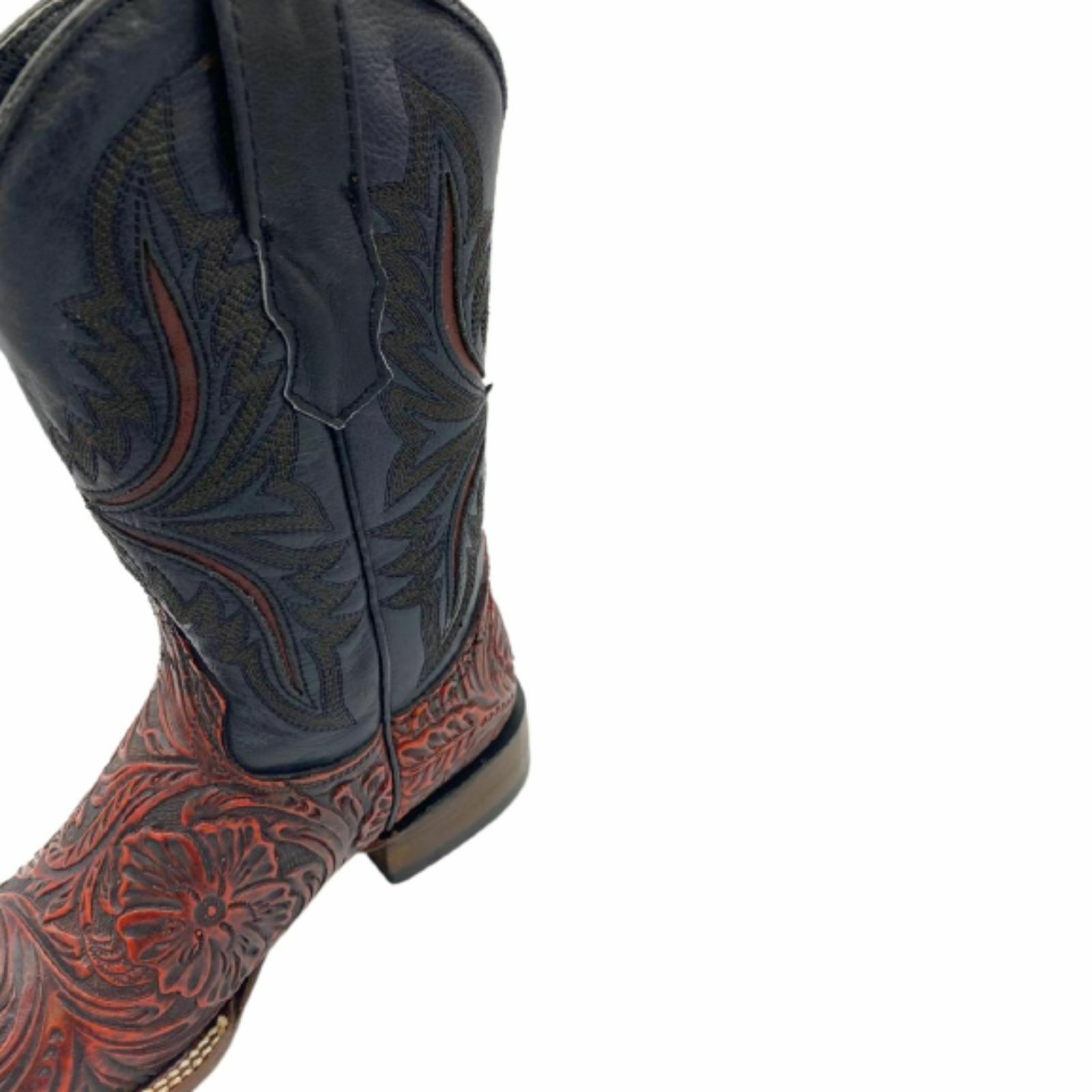 Handtooled Aztec calendar boots  Boots, Western boots, Mens belts