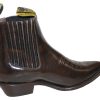 10-1.jpg Men's Genuine Leather Chelsea Ankle Boots Pointed Toe Western Dress Boots