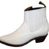 11-1.jpg Men's Genuine Leather Chelsea Ankle Boots Pointed Toe Western Dress Boots
