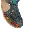 1blue-1.jpg Ladies Fashion Sandal Genuine Authentic Mexican Leather Handcrafted