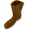 2Tan-2.jpg Men Cowboy Work Boots Genuine Leather Double Density Square Toe Boots