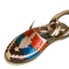 2np-1.jpg Women Colorful Sandals Genuine Authentic Mexican Leather Handcrafted