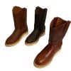 Men Work Boots Genuine Cowhide Non Slipper Rubber Sole Handcrafted