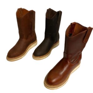 5ABC-1.jpg Men Work Boots Genuine Cowhide Non Slipper Rubber Sole Handcrafted