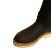 Men Work Boots Genuine Cowhide Non Slipper Rubber Sole Handcrafted