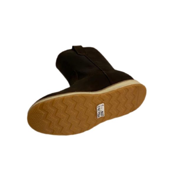 Men Work Boots Genuine Cowhide Non Slipper Rubber Sole Handcrafted