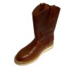 Men Work Boots Genuine Cowhide Non Slipper Rubber Sole Handcrafted