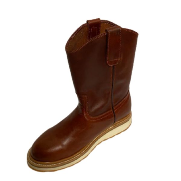 Men Work Boots Genuine Cowhide Non Slipper Rubber Sole Handcrafted