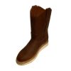 Men Work Boots Genuine Cowhide Non Slipper Rubber Sole Handcrafted