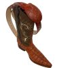 6-2-1.jpg Men Western Boots Genuine Cowhide Crocodile Print With Matching Belt