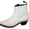 6-2.jpg Men's Genuine Leather Chelsea Ankle Boots Pointed Toe Western Dress Boots