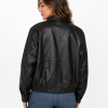 Women Classic Bomber Jacket Soft Genuine Lamb Leather Brand New