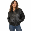 Women Classic Bomber Jacket Soft Genuine Lamb Leather Brand New