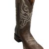 7.jpg Men's Genuine Leather Western Cowboy Boots Square Toe Embroidered Riding Boots