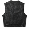 825-4.png Men's Genuine Leather Button Closure Vest Classic Motorcycle Western Vest