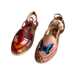 PM.jpg Women Colorful Sandals Genuine Authentic Mexican Leather Handcrafted