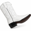 Men Genuine Cowhide J Toe Western Cowboy Boots Handcrafted