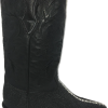 Subject-199.png Men's Genuine Cowhide Stingray Print Western Cowboy J Toe Boots Handcraft