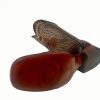 belly3-1.jpeg Men's Genuine Cowhide Coco Belly Print Leather Square Toe Boots Handcrafted