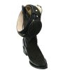 black.jpg Men Cowboy Boots Genuine Bull (Toro) Leather Western Brand New Boots -Free Belt