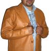 s-l1600-1-11-6.jpg Men Mango Coat Handmade Genuine Leather Continental Sports Blazer