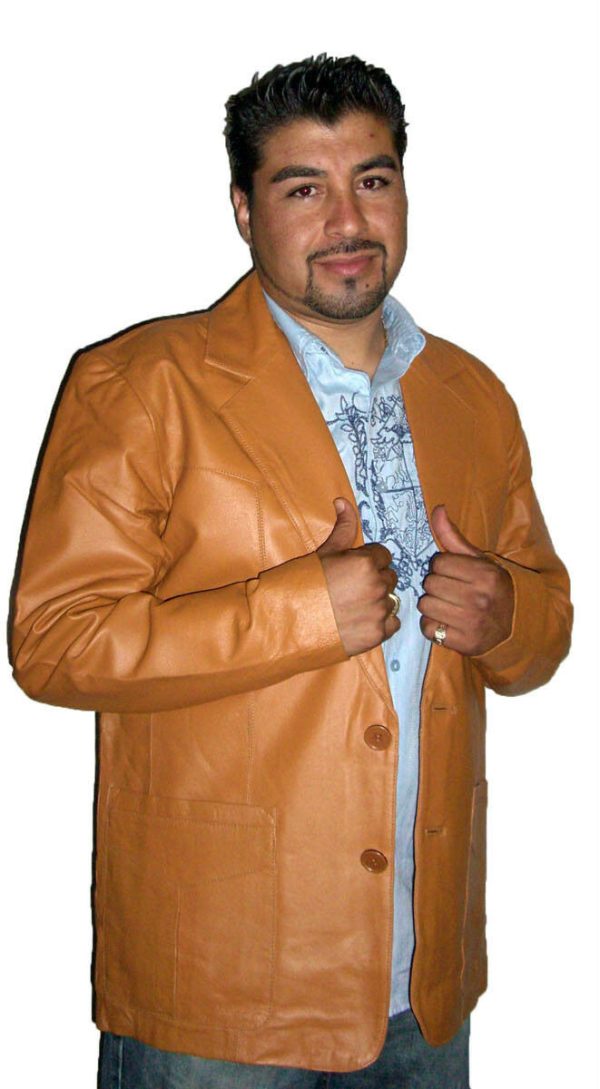 s-l1600-1-11-6.jpg Men Mango Coat Handmade Genuine Leather Continental Sports Blazer