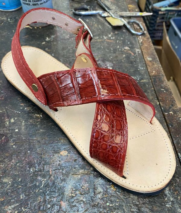 s-l1600-1-12-2.jpg Genuine Crocodile Leather Cruzado Sandals Handmade in USA