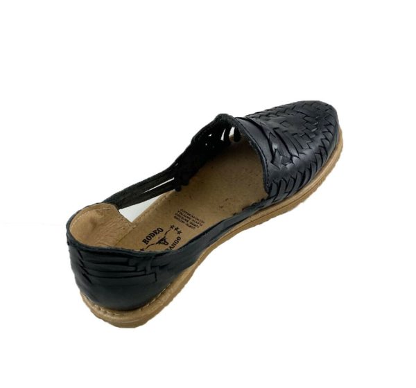s-l1600-1-14.jpg Women Handmade Mexican Genuine Soft Black Leather Sandal Huaraches