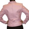Women's Soft Genuine Leather Short Zipper Closure Fitted Jacket Style # 315