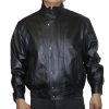 s-l1600-1-2-3.jpg Men's Leather Jacket Double Breast Bomber Jacket