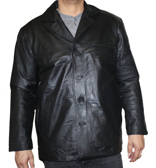 s-l1600-1-3-2.jpg Men Soft Leather Jacket Four Buttons Closure Car Coat Jacket